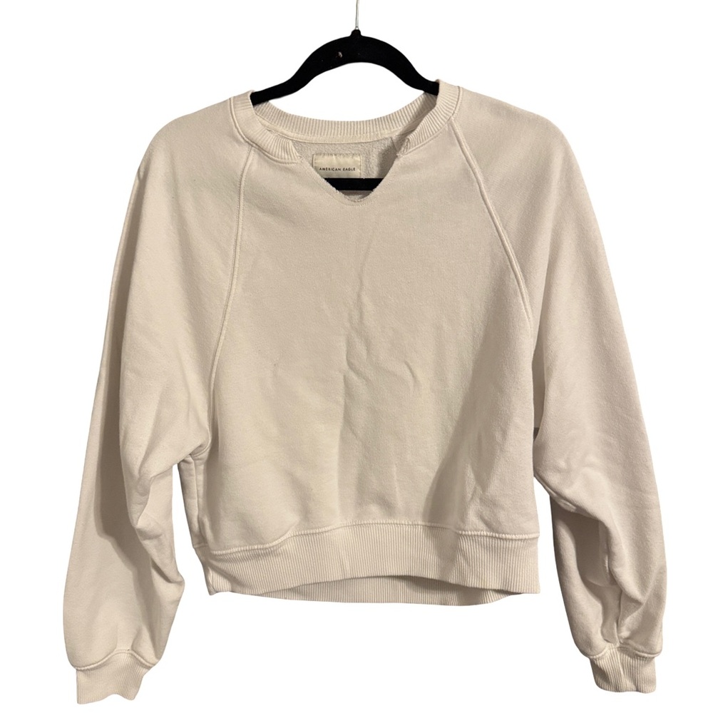 🤎American eagle white pullover